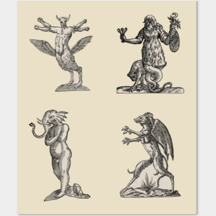 Strange Medieval Monsters Posters and Art