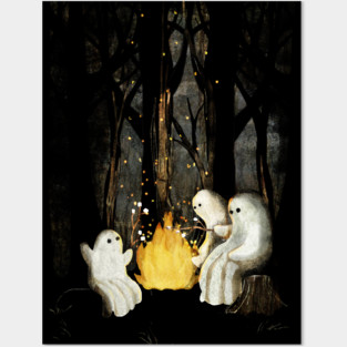 Marshmallows and ghost stories Posters and Art