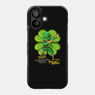 Dabbing Leprechaun Shirt Kids St Patricks Day Gift Phone Case