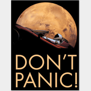 Don't Panic At Mars Posters and Art