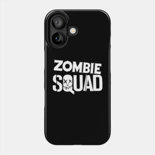 ZOMBIE SQUAD Logo (White) Phone Case