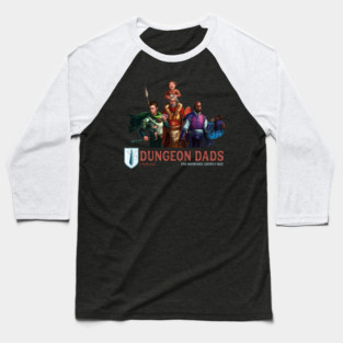 Dungeon Dads Group Portrait Baseball T-Shirt