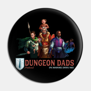 Dungeon Dads Group Portrait Pin