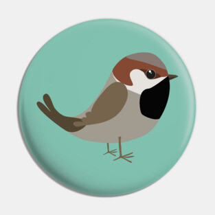 Cute sparrow Pin