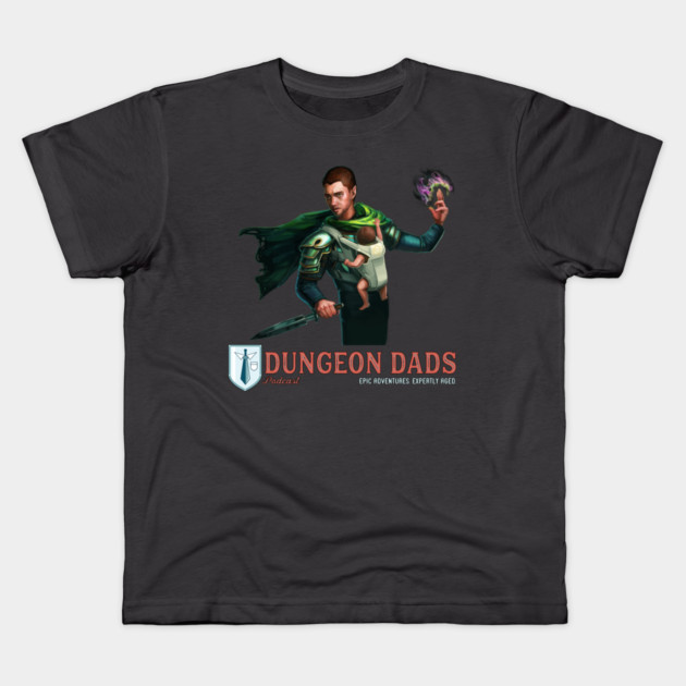 Filnyr Omajyre Portrait Kids T-Shirt by dungeondads