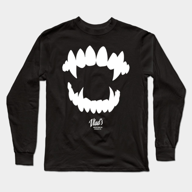 Vlad's Monster-themed bar Established 1764 Long Sleeve T-Shirt by John Wigger
