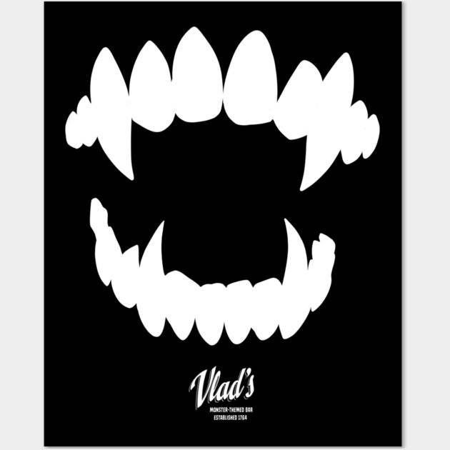 Vlad's Monster-themed bar Established 1764 Wall Art by John Wigger