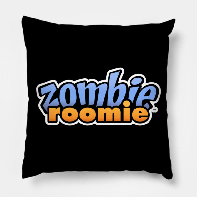 Zombie Roomie logo Pillow by John Wigger