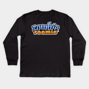 Zombie Roomie logo Kids Long Sleeve T-Shirt