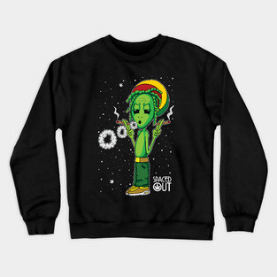 Stoner Alien Crewneck Sweatshirt