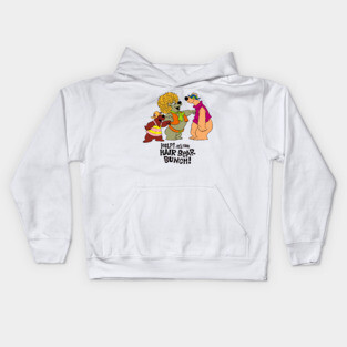 Help!... It's the Hair Bear Bunch! Kids Hoodie