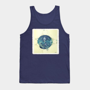 Blue Nautilus Tank Top