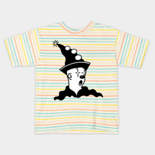 60s Cartoon Clown Kids T-Shirt