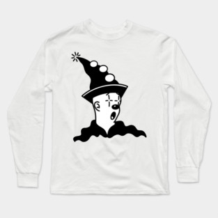 60s Cartoon Clown Long Sleeve T-Shirt
