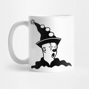 60s Cartoon Clown Mug