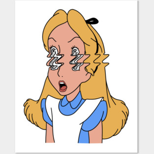 Alice in Wonderland Trippy Posters and Art