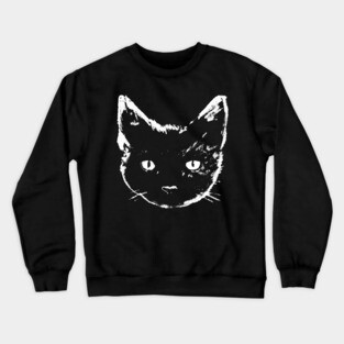 Black Cat Crewneck Sweatshirt