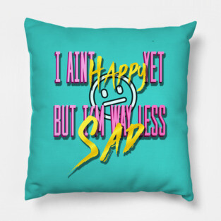 way less sad by ajr Pillow