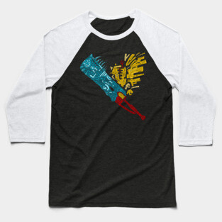 Monster Hunter Great Sword Baseball T-Shirt