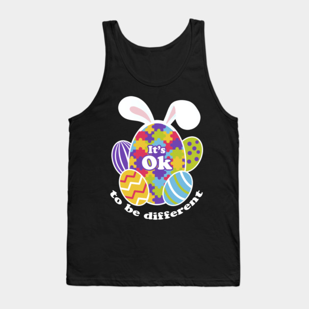 Autism Easter Bunny Egg Puzzle Awareness graphic Tank Top by creative