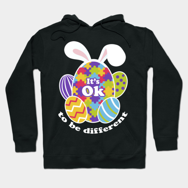 Autism Easter Bunny Egg Puzzle Awareness graphic Hoodie by creative