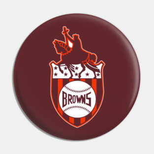 Vintage Saint Louis Browns Heraldic Logo Pin