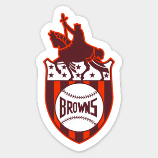 Vintage Saint Louis Browns Heraldic Logo Sticker