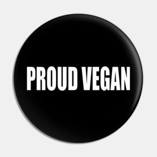 Proud Vegan Pin