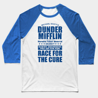 Celebrity Rabies Awareness Fun Run Race for the Cure Baseball T-Shirt