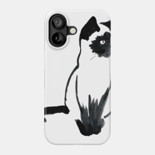 siamese cat Phone Case