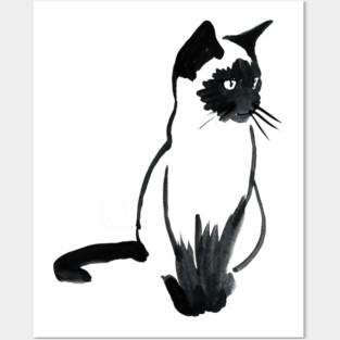 siamese cat Posters and Art