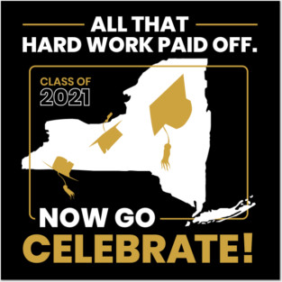 2021 New York Graduation Class Themed Cool Design design Posters and Art