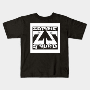 Zombie Squad ZS Blade (White) Kids T-Shirt