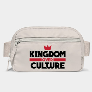 Kingdom over Culture (black) Bag