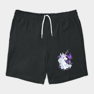 The Last Unicorn Portrait - Butterfly Whispers Shorts