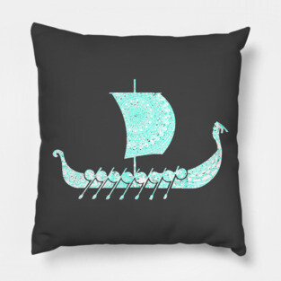 viking ship Pillow