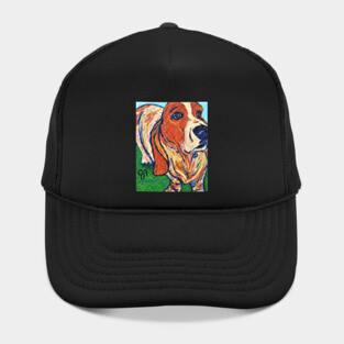 Basset Hound Full Composition Hat