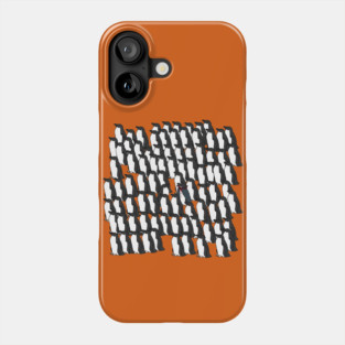 Funny Halloween Horror with Vampire Penguin in Antarctica Phone Case