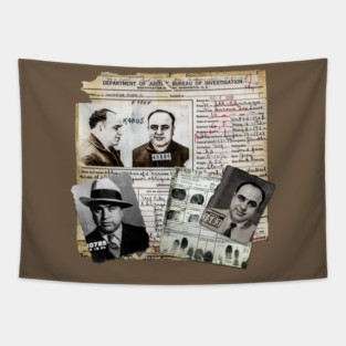 Al Capone Files Tapestry