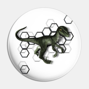 Velociraptor Pin