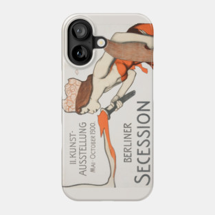 Berliner Secession art show poster Phone Case