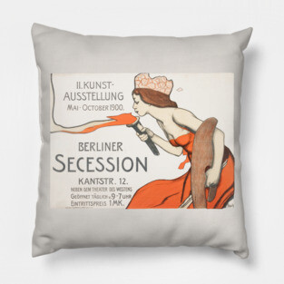 Berliner Secession art show poster Pillow