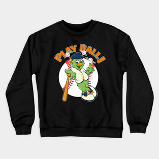 Astros Orbit Baseball Mascot Crewneck Sweatshirt