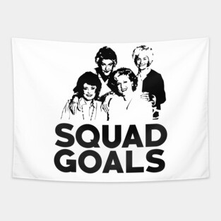 Golden Girls Squad Goals Tapestry