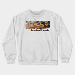Boards Of Canada / Original Retro Glitch Art Design Crewneck Sweatshirt