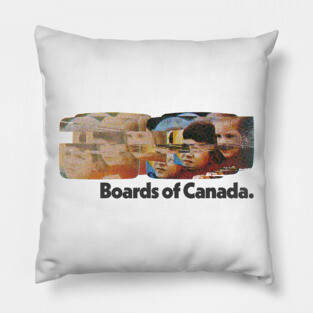 Boards Of Canada / Original Retro Glitch Art Design Pillow