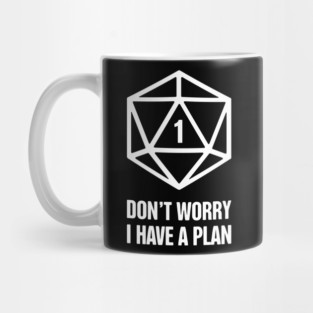 Funny d20 Roleplaying Game | Board Gaming Graphic Mug