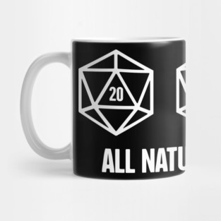 Funny d20 Roleplaying Game | Board Gaming Graphic Mug