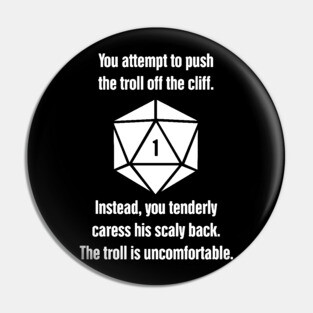 Troll | d20 Roleplaying Game Scenario | Board Game Pin