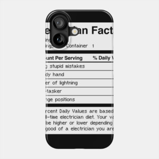 Funny Electrician Facts Phone Case